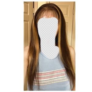 NEW UNICE 13x6 BROWN HONEY BLONDE HIGHLIGHTS LACE WIG 22in